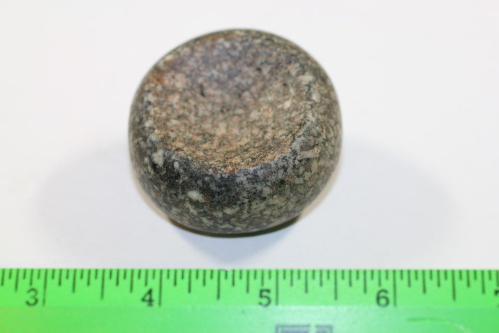 2 3/16'L x 15/16'H Discoidal, Southern Illinois: See Lot Title