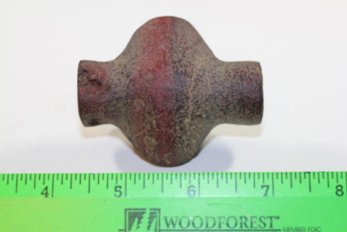 2 3/4"L x 2 1/4'W Bottle Type Bannerstone, Illinois: See Lot Title