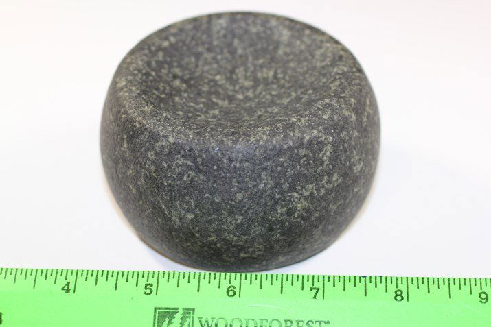 3 3/4'W x 1 1/16'H Discoidal, Illinois: See Lot Title