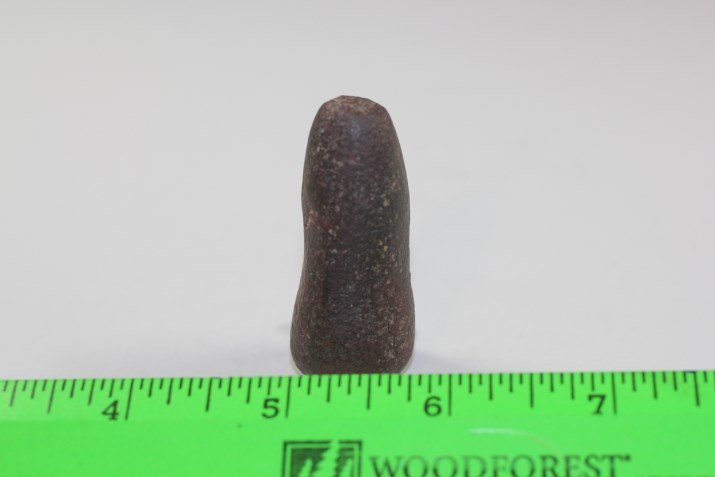2"L x 13/16"W Hematite Pestle, Southern Illinois: See Lot Title