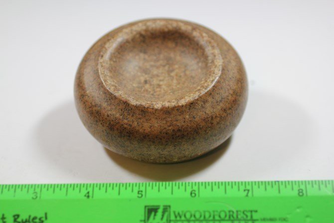 3 3/4"W x 1 3/4"H Discoidal, Ohio: 3 3/4"W x 1 3/4"H Discoidal, Ohio
