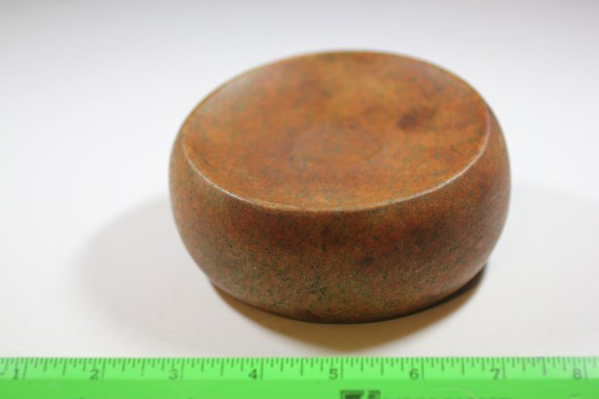 5"W x 1 7/8"H Discoidal, Ohio: 5"W x 1 7/8"H Discoidal, Ohio