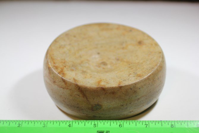 5 7/16"W x 1 7/8'H Discoidal, Pike Co., Il W/Perino COA: 5 7/16"W x 1 7/8'H Discoidal, Pike Co., Il W/Perino COA