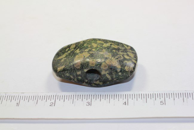 2 7/16"L x 1 3/8"W Bannerstone, Central Il. Ex-Bernie: See Lot Title