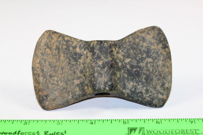 4 1/2"L x 2 11/16'W  Winged Bannerstone. Missouri (1 of 2)