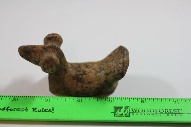 3 7/16"L x 1 5/8"H Popeyed Indiana Bird Stone (1 of 2)