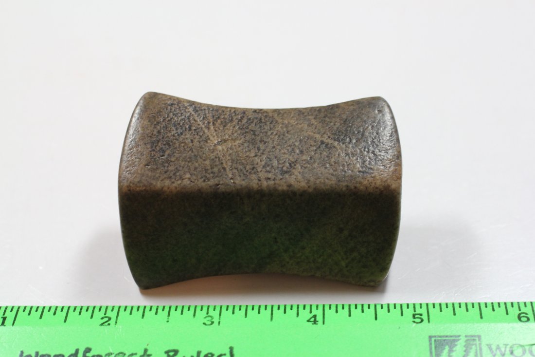 2 3/4"L x 1 7/8"W Hourglass Bannerstone, Missouri (1 of 2)