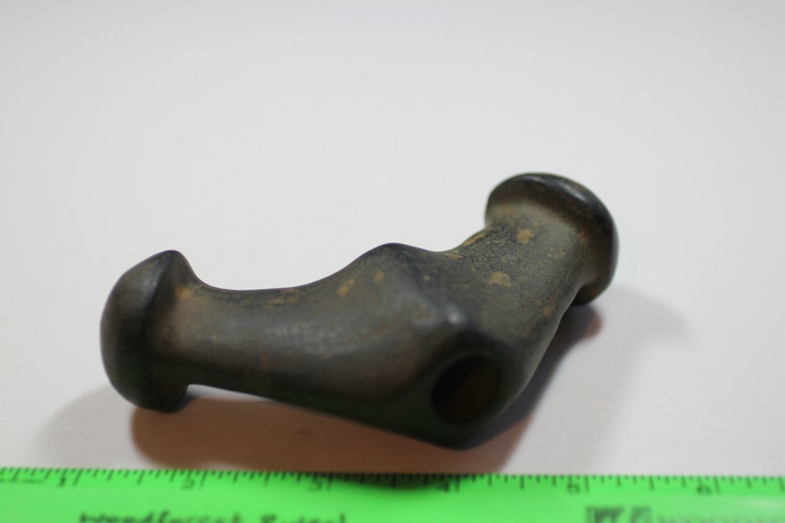 4 5/8"L x 2 1/12"W Knobbed Crescent Type Bannerstone,: See Lot Title