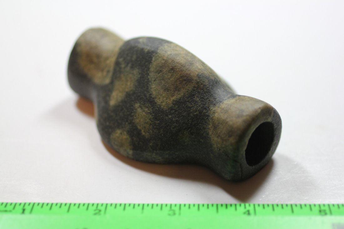 3 1/2"L x 2 3/16'W Porphyry Bannerstone, Indiana (1 of 1)