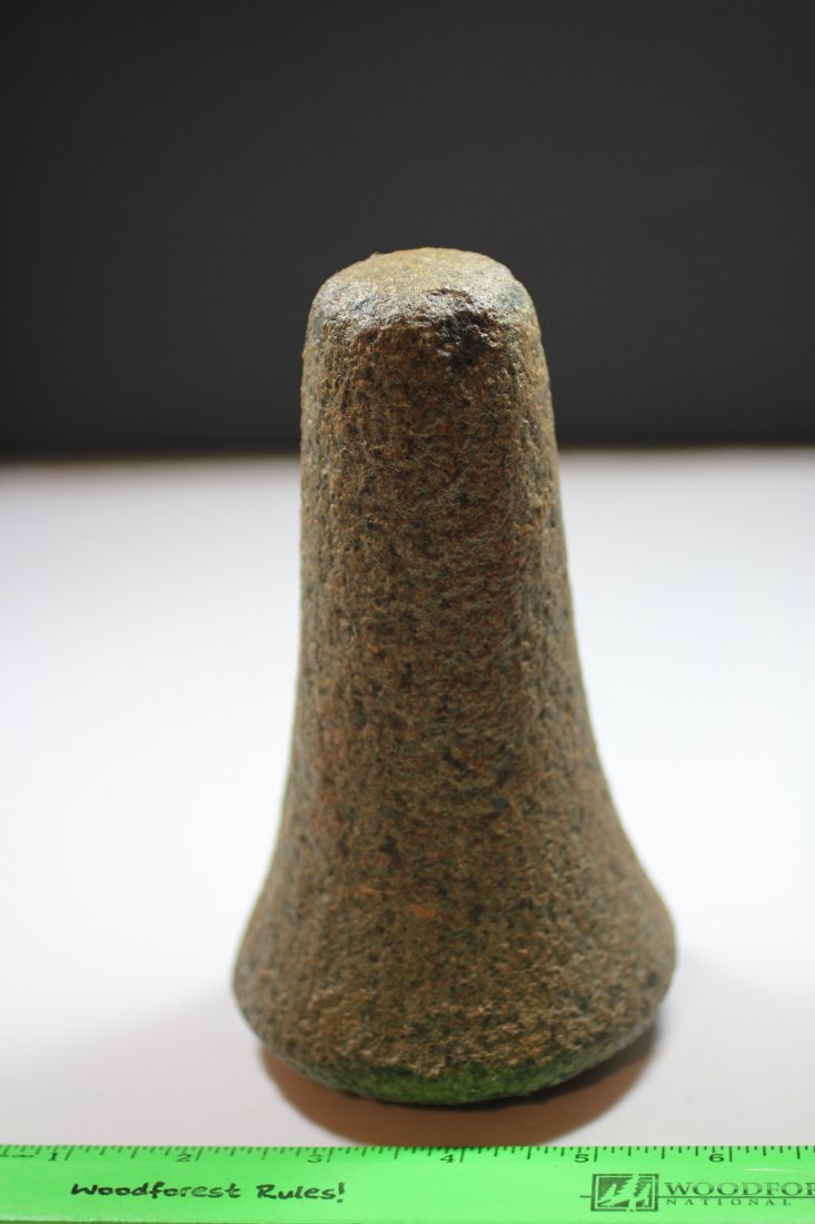 6 1/2'H x 3 1/2"W Bell Pestal (Nice) Madison Co., (1 of 1)