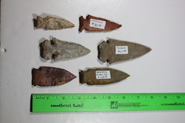 6 Miscellaneous Tennessee, < & Missouri Artifacts (1 of 1)