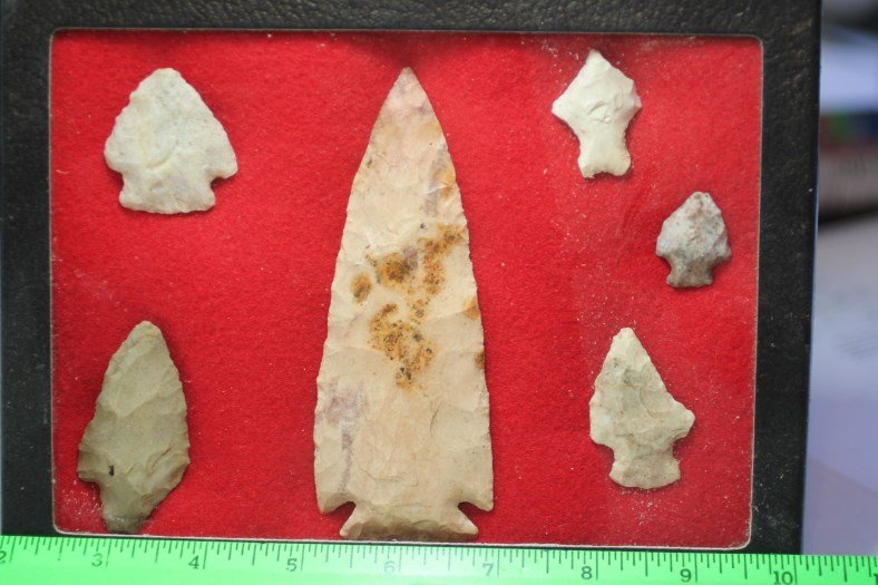 6 Miscellaneous Arrowheads, Missouri (1 of 1)