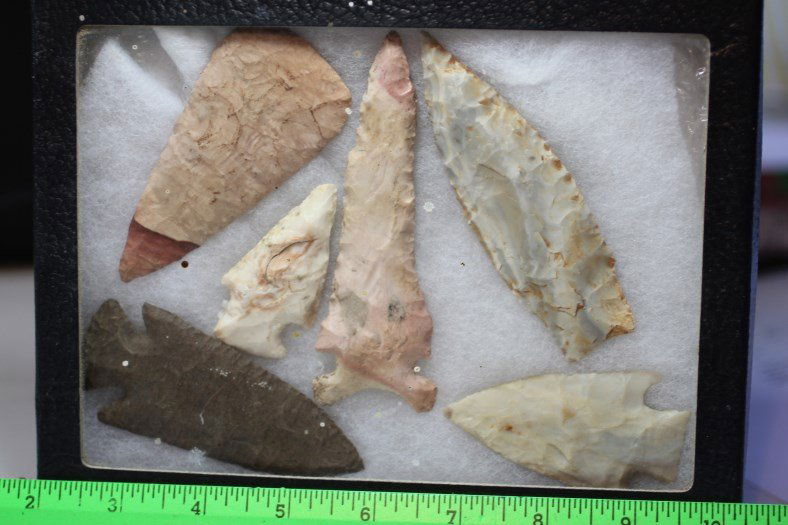 6 Miscellaneous Arrowheads, Missouri (1 of 1)