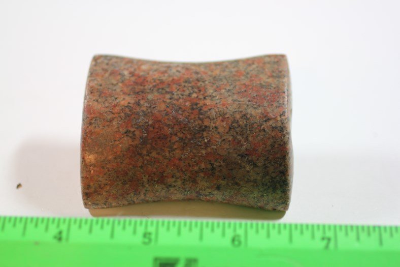 2 5/8'L x 2 1/16'W Hourglass Bannerstone: See Lot Title