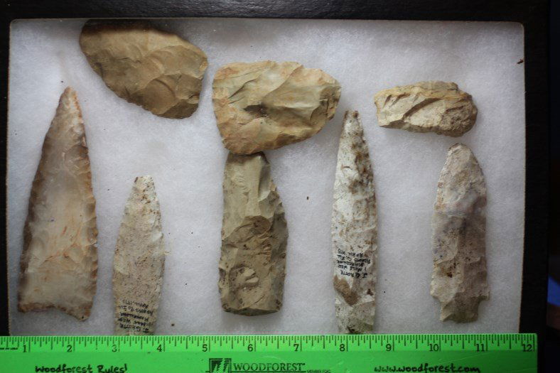 Frame of 8 Miscellaneous Artifacts (1 of 1)