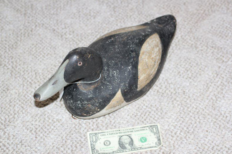 Wisconsin Blue Bill Duck Decoy by WEM (1 of 2)