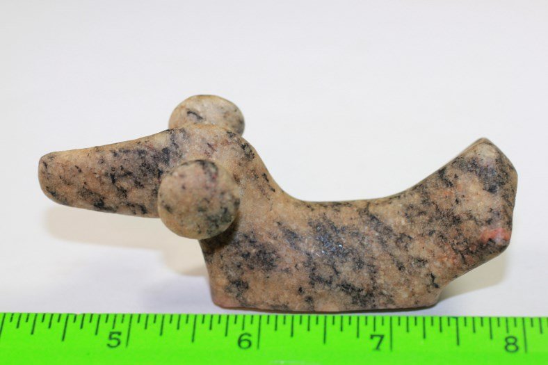 3 7/8'L x 1 9/16"W Popeyed Birdstone: See Lot Title