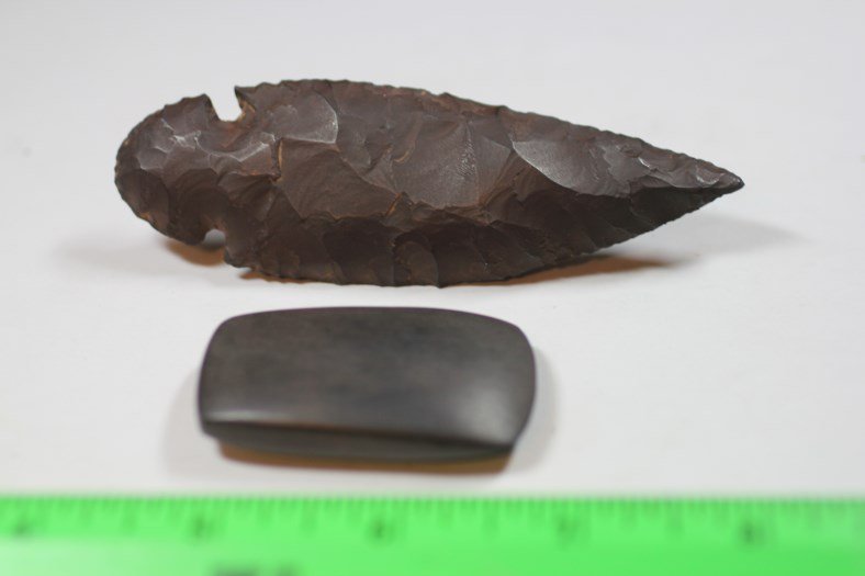 Rare Hematite Arrowhead & Celt (1 of 2)