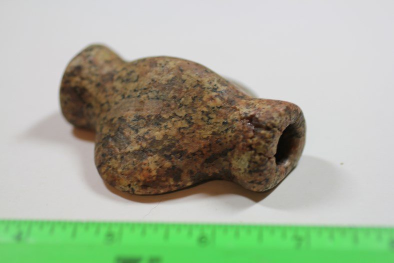 3 1/8"L x 2 7/8"W Bottle Bannerstone, Stark Co., (1 of 2)