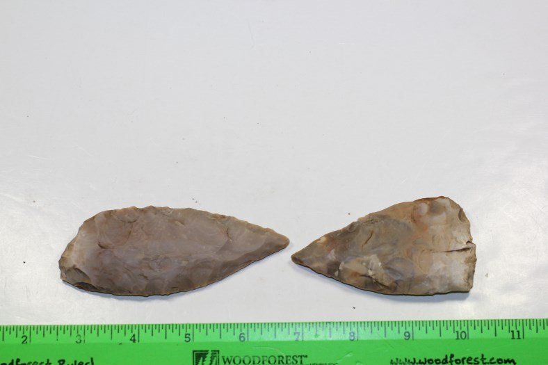 Two Texas Blades, Edwards Plateau Flint (1 of 1)