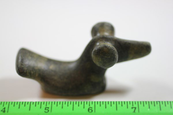 3 1/2"L x 1 3/8"H Popeyed Birdstone, Indiana (1 of 2)