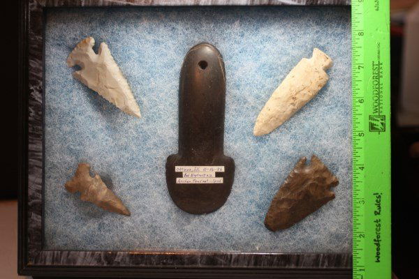 Frame of Four Points and Celt, Ottawa, Illinois (1 of 1)