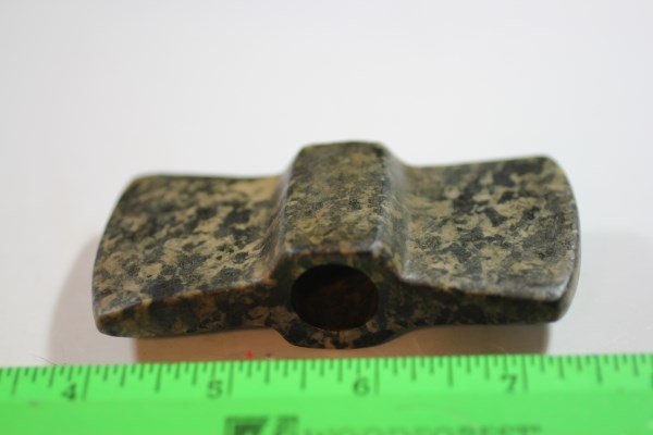 3 5/8"L x 1 3/4"W Bowtie Bannerstone, Peoria, Illinois: See Lot Title