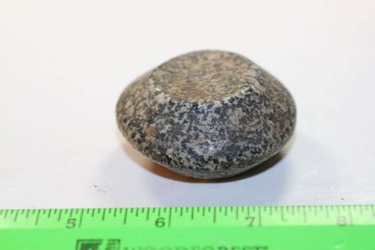 2 5/16'W x 1 1/8"H Salt River Discoidal, Illinois (1 of 1)