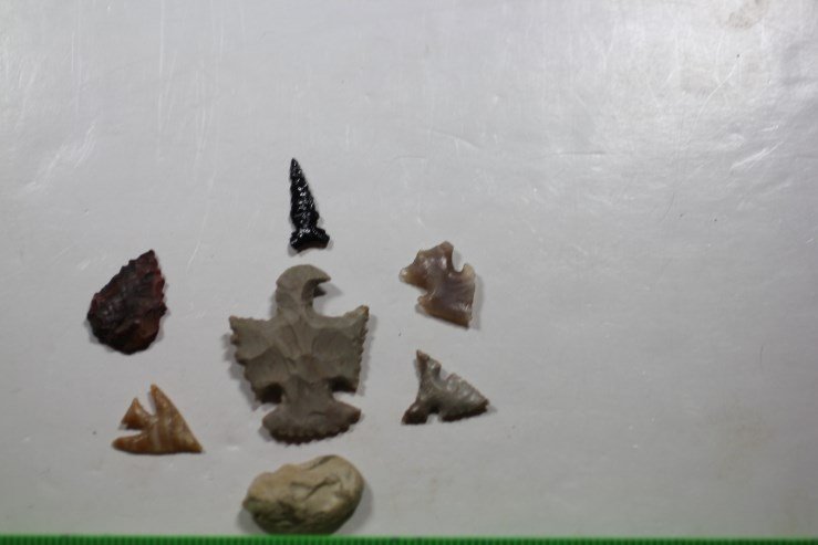 Nice Small Flint Eagle & Six Pts, Illinois (1 of 1)