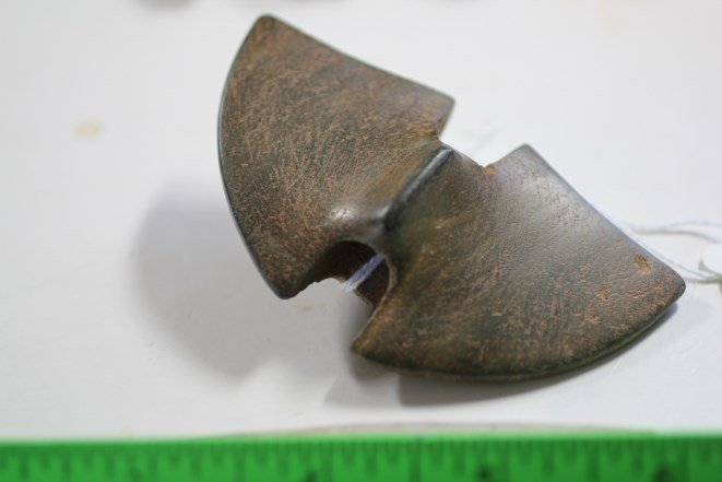 3 5/16"L x 1 15/16"W Butterfly Bannerstone: See Lot Title