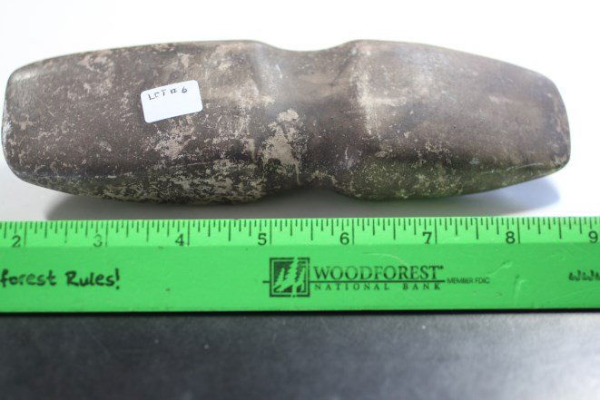 7 1/2"L x 2 3/16'W Full Grooved Double Bit Axe (1 of 1)