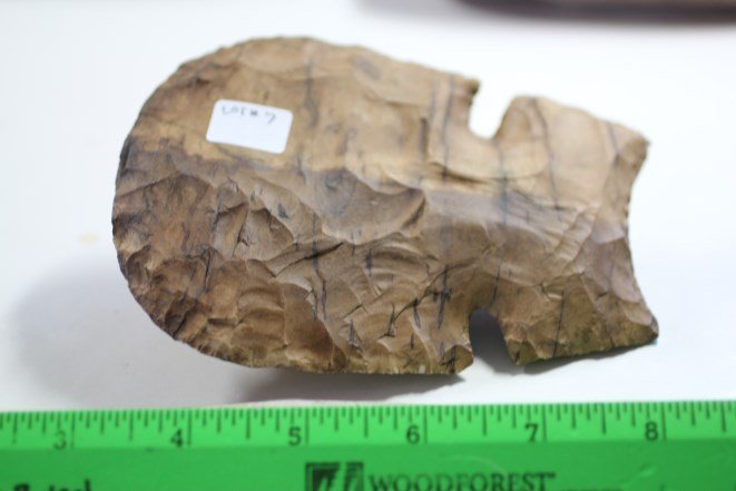 5 3/16"L x 3 3/4"W Notched Hoe, Illinois (1 of 1)