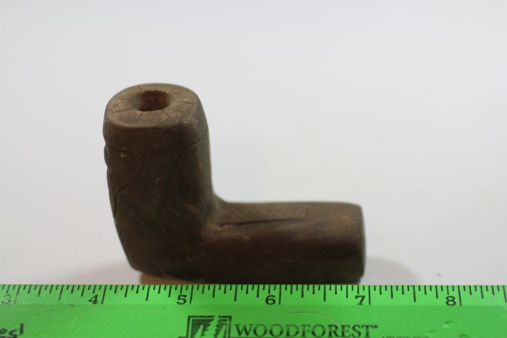 3"L x 2 5/16'H Stone Elbow Pipe (1 of 3)