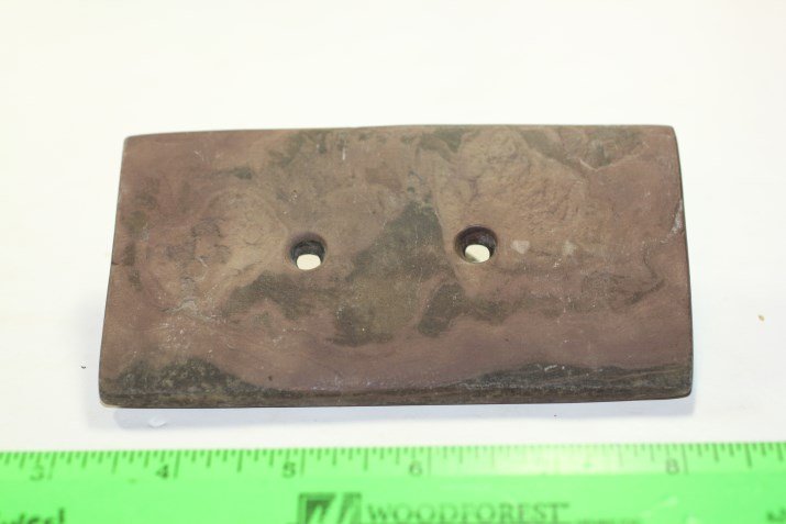 5 1/8"L 2 3/4"W Rectangular Gorget W/ Two COA's (1 of 4)