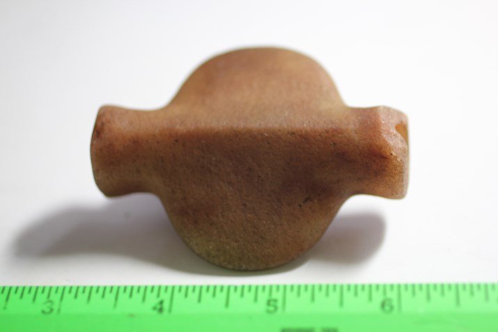 3 1/16"L 2 7/16'W Quartz Bottle Bannerstone, St Clair (1 of 2)