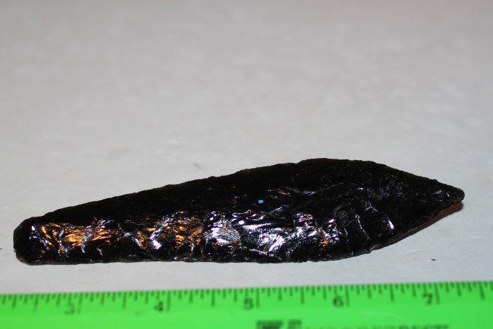 5 5/8'L Obsidian Spear Point, North West Type (1 of 1)