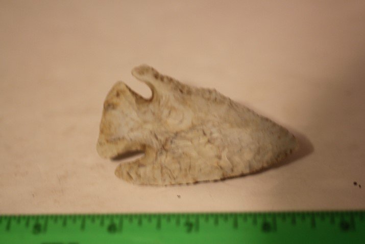 2 7/8" Archaic Bevel, Rush Co., Indiana W/Two COA's (1 of 3)