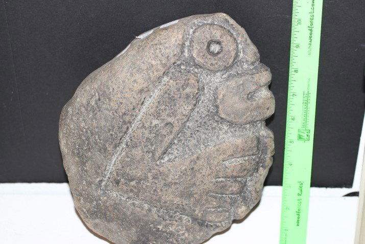 10 3/4" x 9' Taino Cemi Stone, Dominican Republic (1 of 2)