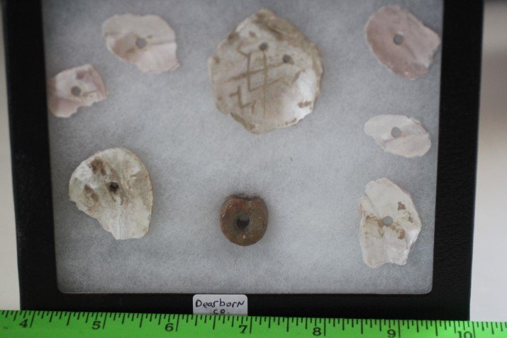 Gorget & Beads: See Lot Title