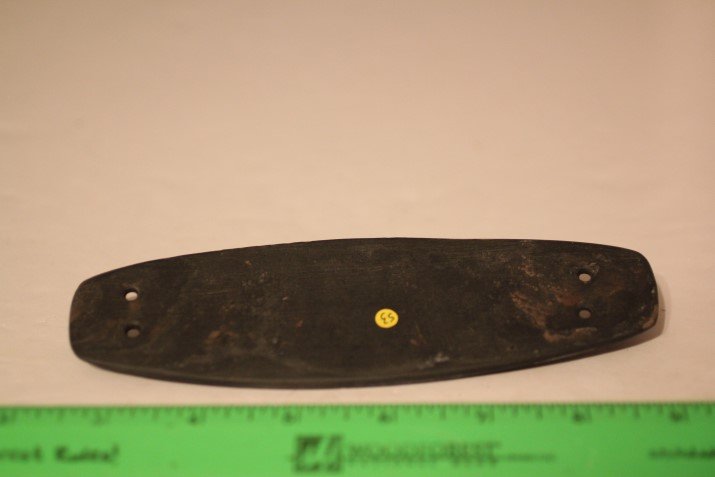 6 3/4' Four Hole Gorget, Ross Co., Ohio (1 of 1)