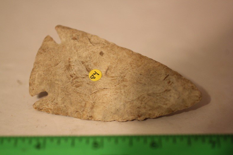 3 3/8' Corner Notched, White co., Illinois (1 of 1)