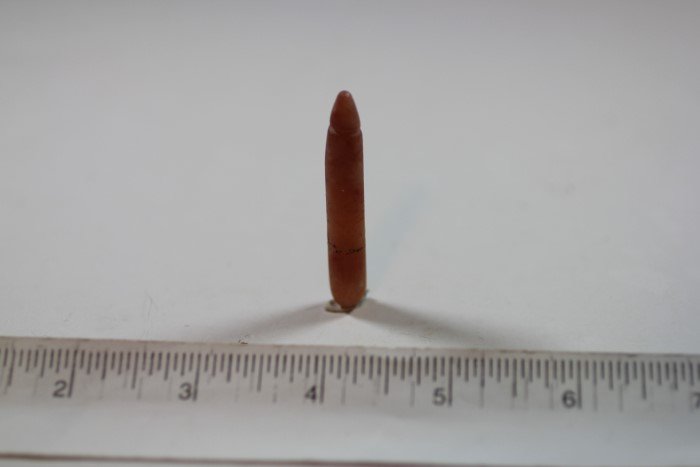 2 1/8"L Ferruginous Quartz Plummet W/COA (1 of 2)