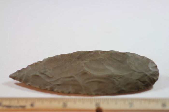 5 1/8' Adena Blade, Posey Co., Indiana W/COA (1 of 5)