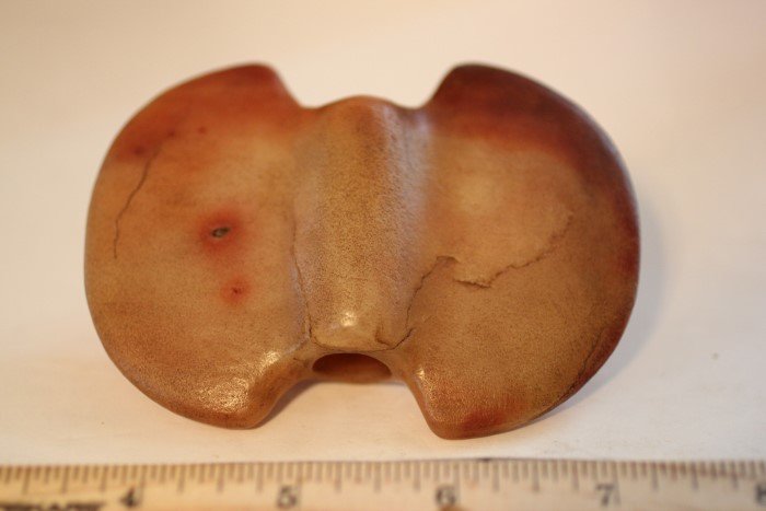 4"L Quartz Butterfly Bannerstone, Illinois (1 of 2)