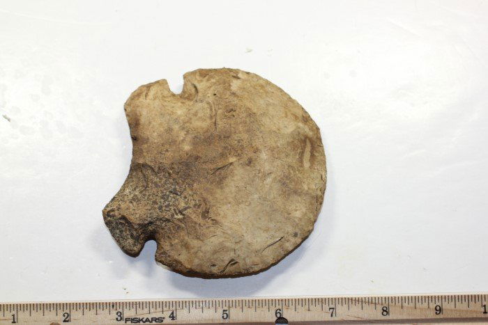 4 1/2" x 4 7/8' Notched Hoe, Illinois (1 of 2)