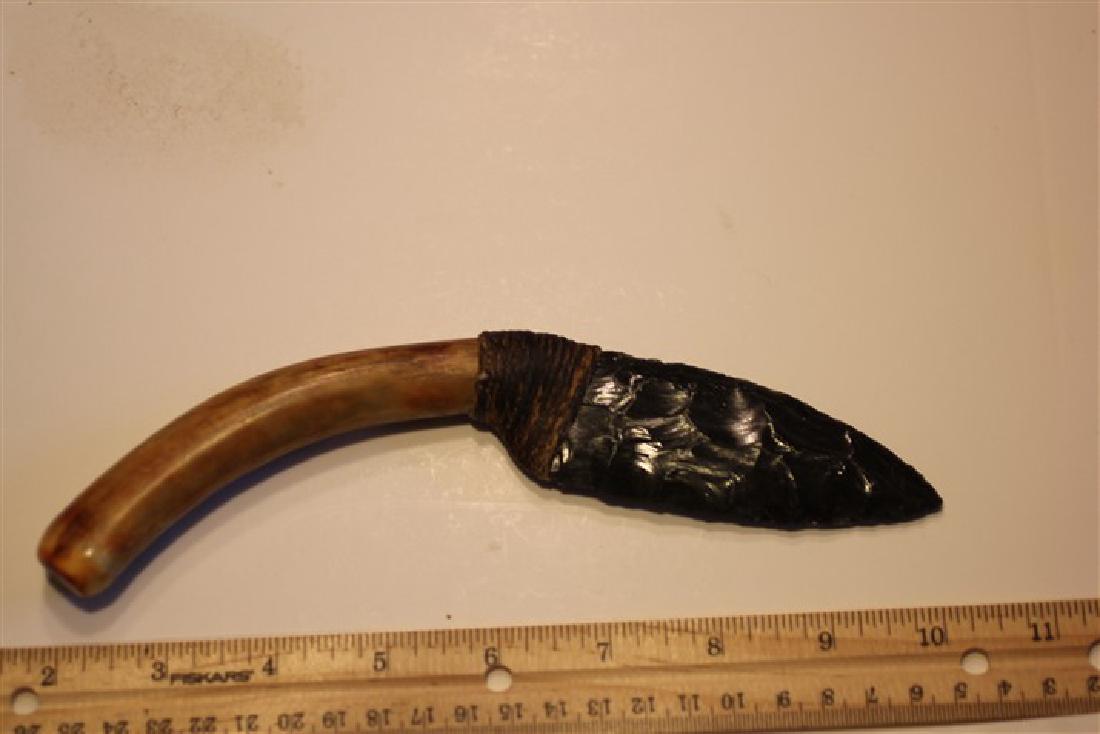 8 1/8" Obsidian Knife,                       North West (1 of 1)