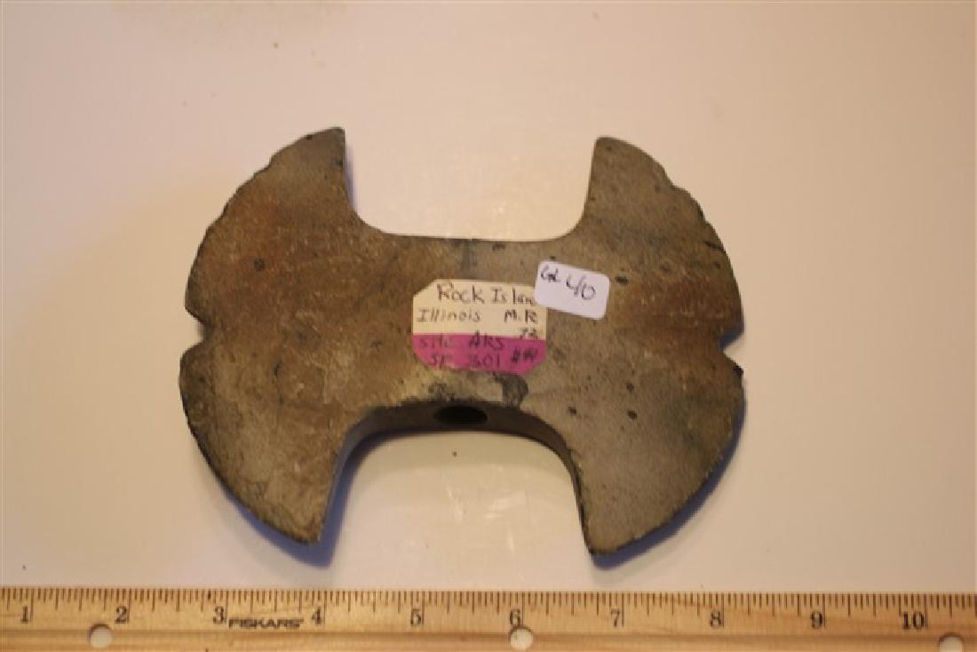 5 3/4" Double Crescent Bannerstone, Ohio (1 of 2)