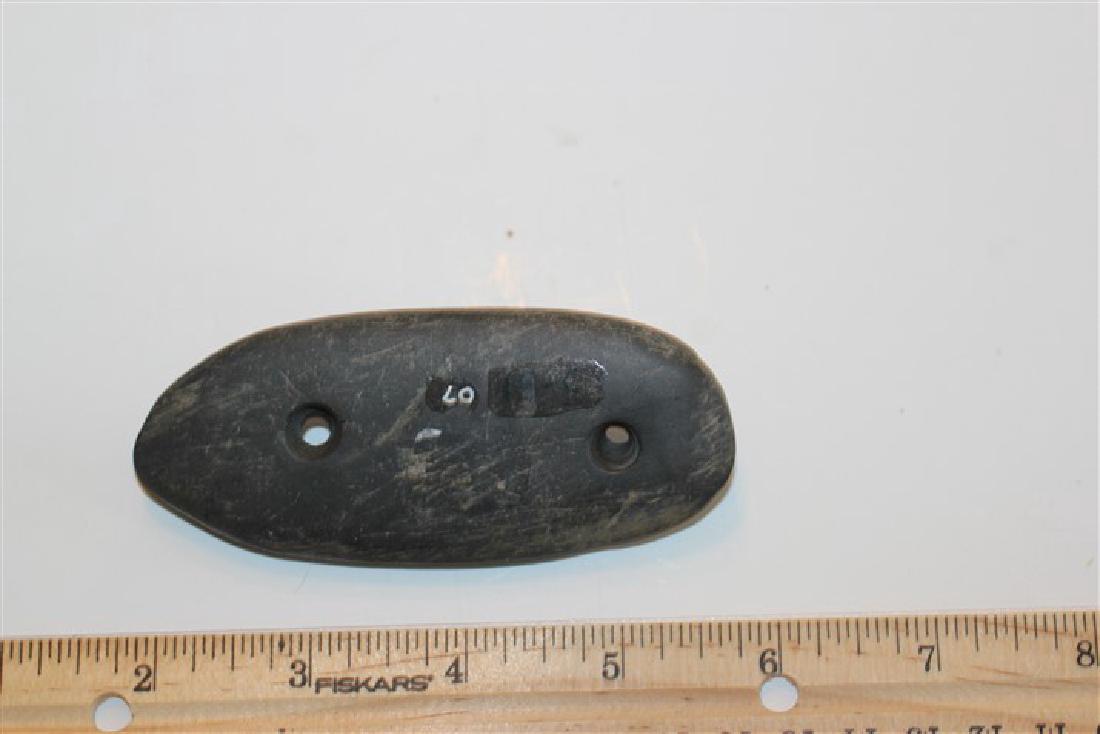 3 7/8" Banded Score, Gorget, Indiana: See Lot Title