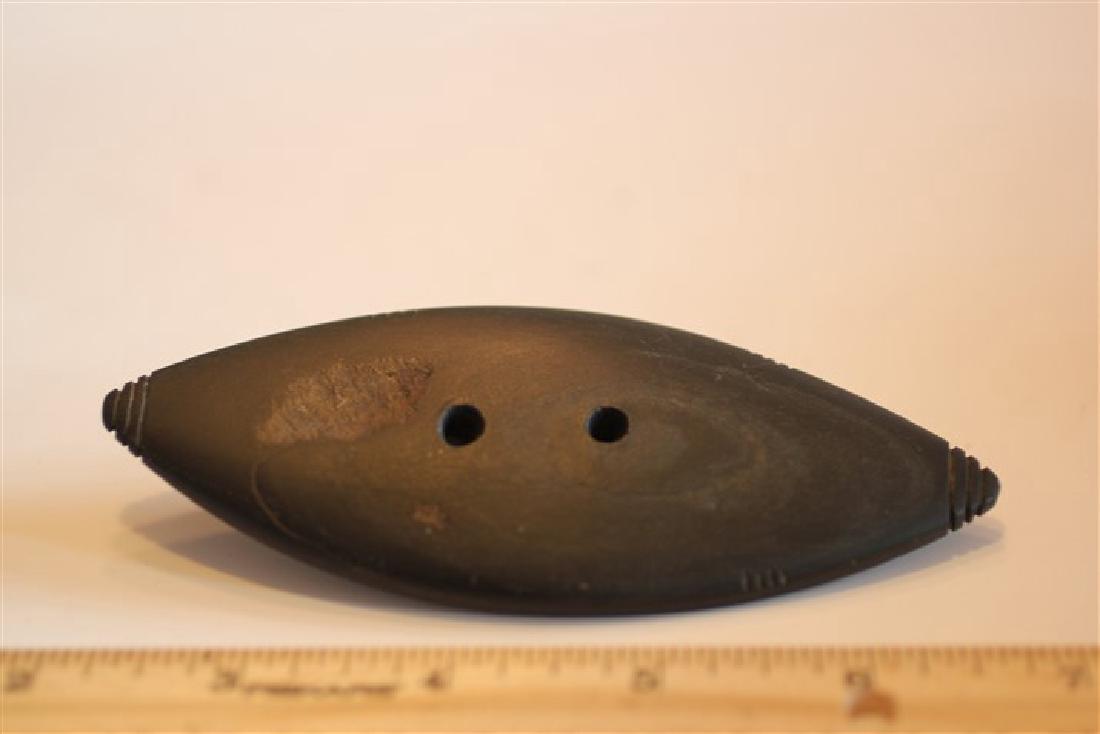 4 9/16" Adena Cannel Coal Gorget, Ohio (1 of 1)