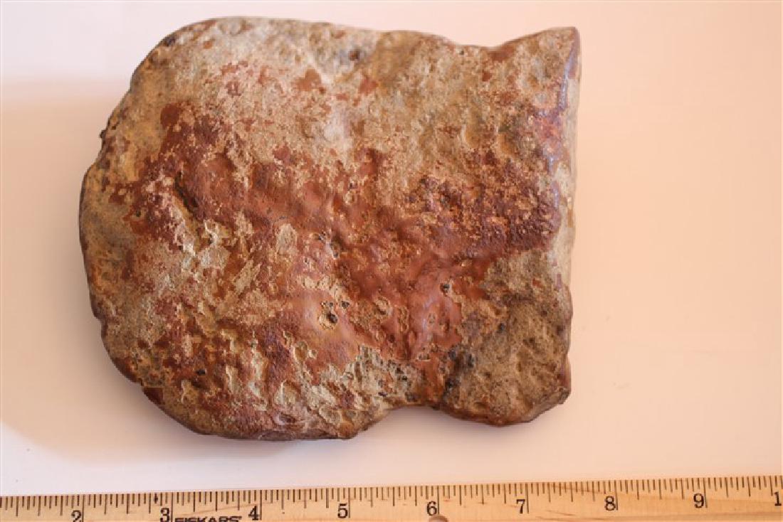 5 3/4" L x 5 1/8" Indian Camp Stone Club Head, Illinois (1 of 2)